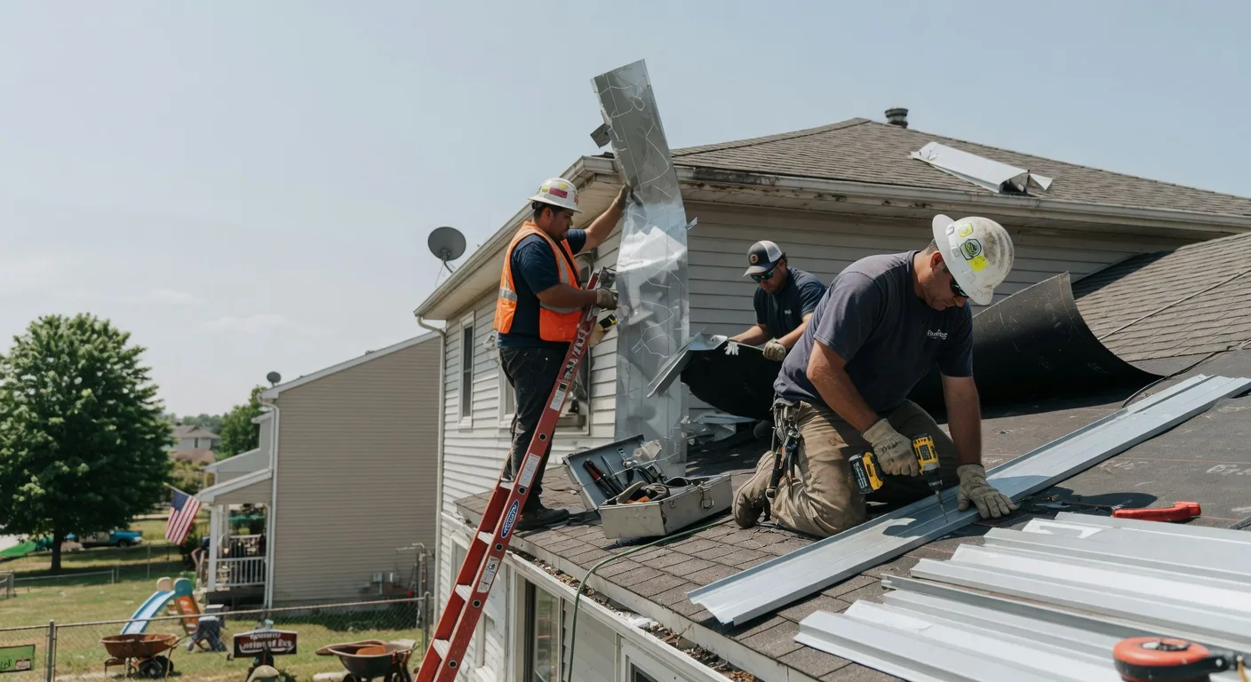 Storm Damage Metal Roof Repair in San Ysidro, NM